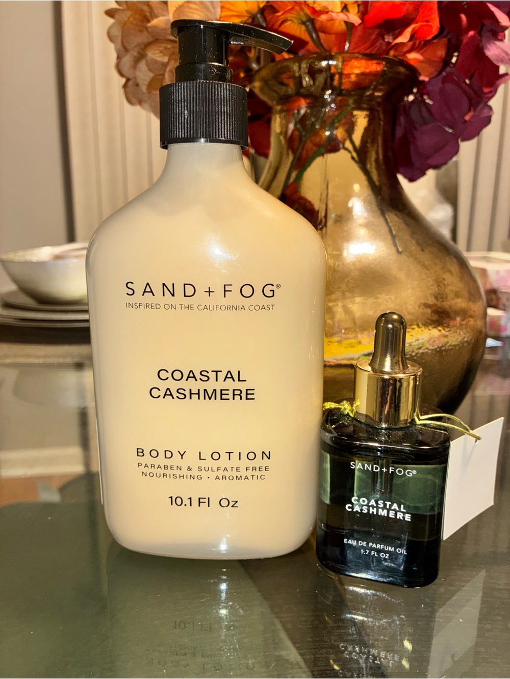Sand and Fog Coastal Cashmere set